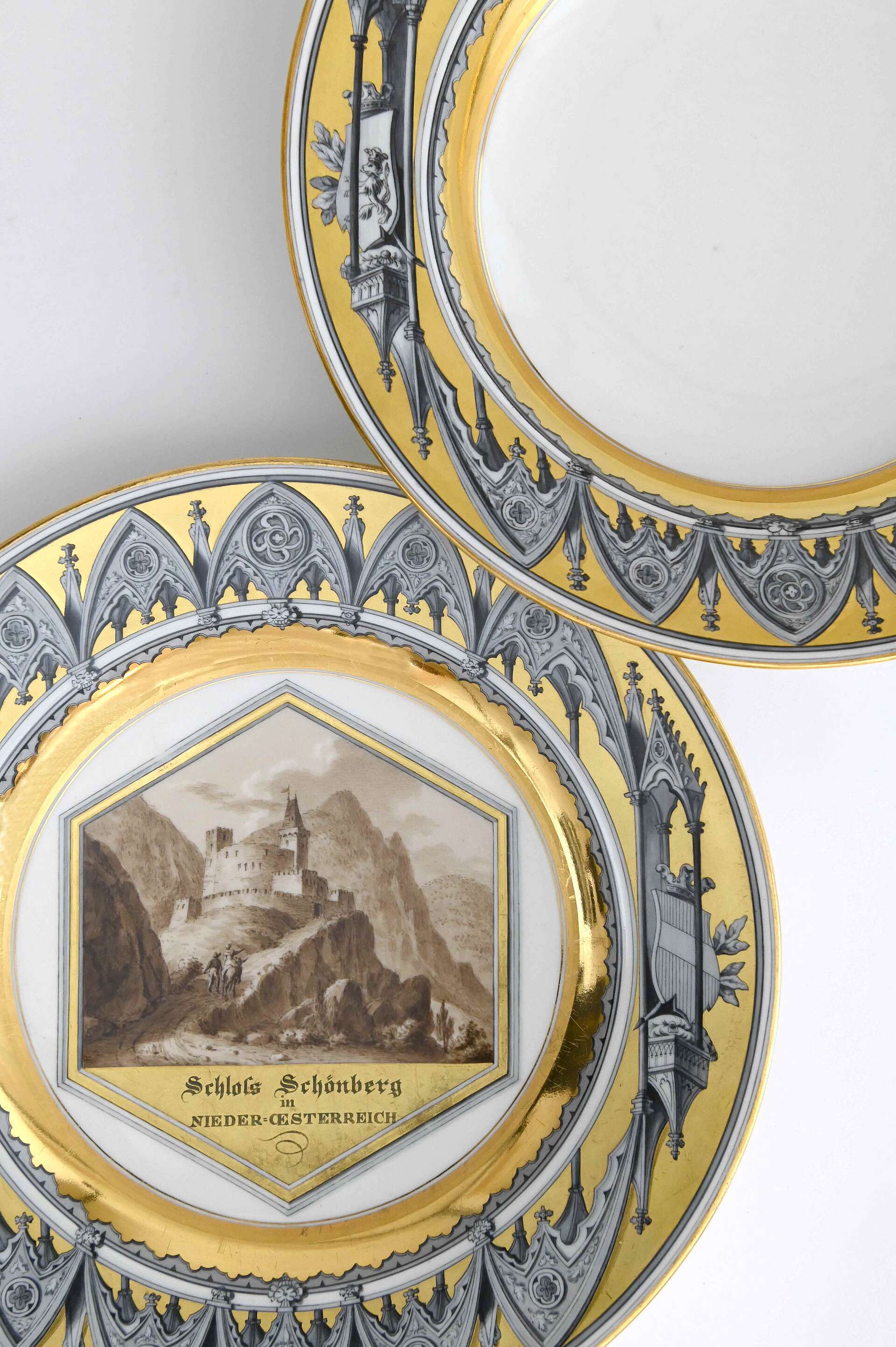 Centre de table de Laxenburg, 1821-1824, manufacture de porcelaine de Vienne