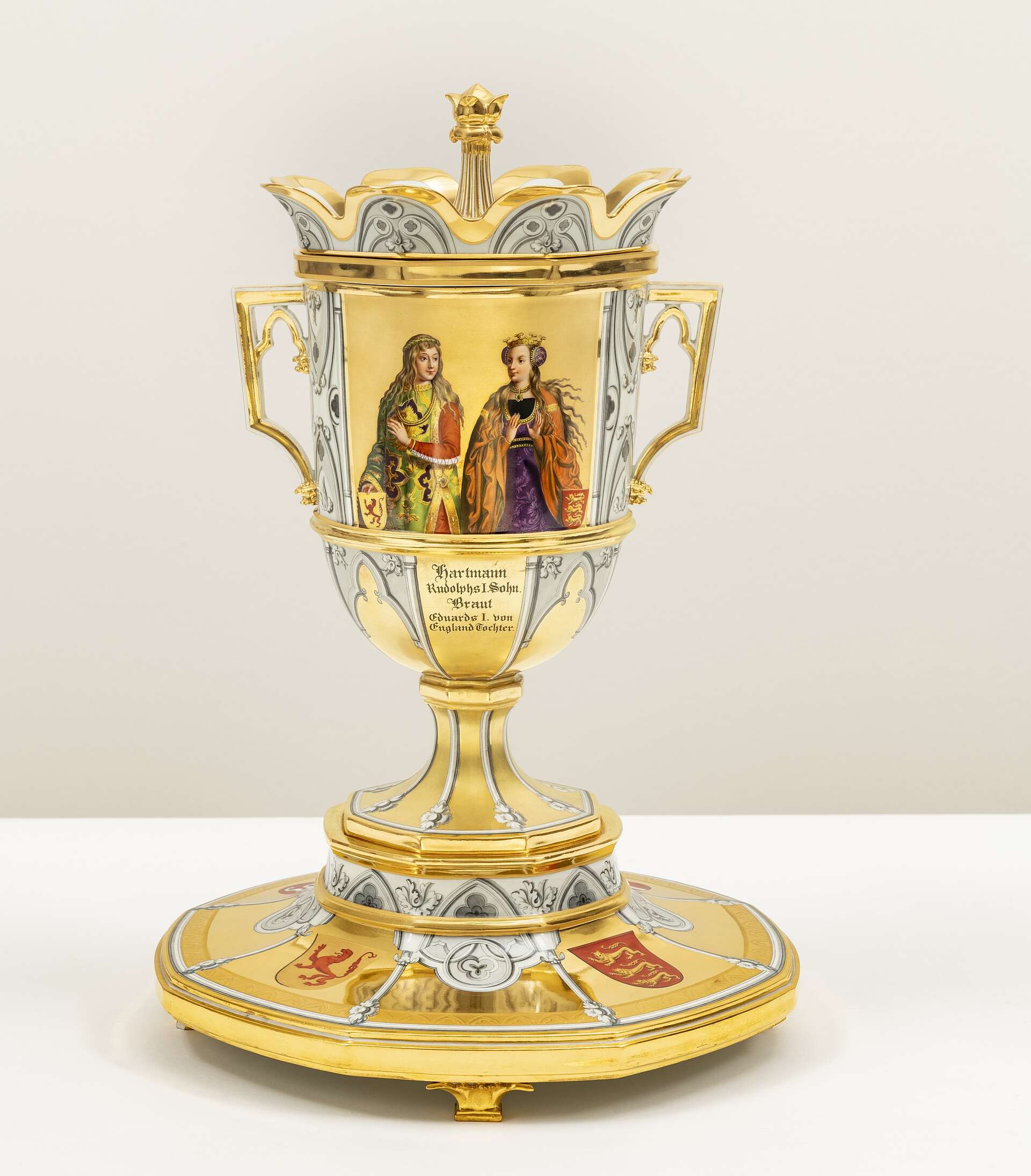 Centre de table de Laxenburg, 1821-1824, manufacture de porcelaine de Vienne