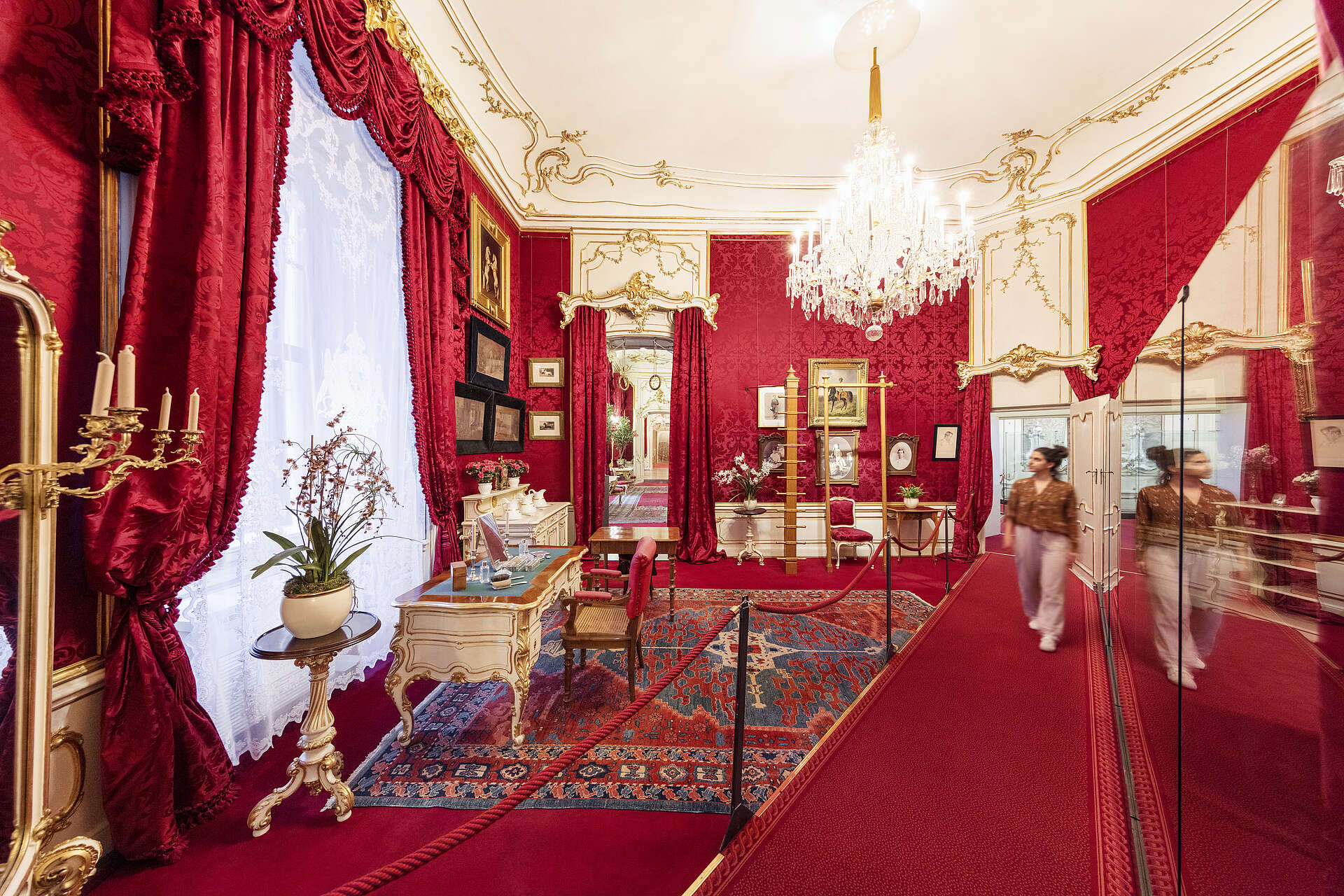 Les cabinets de toilette et de gymnastique 